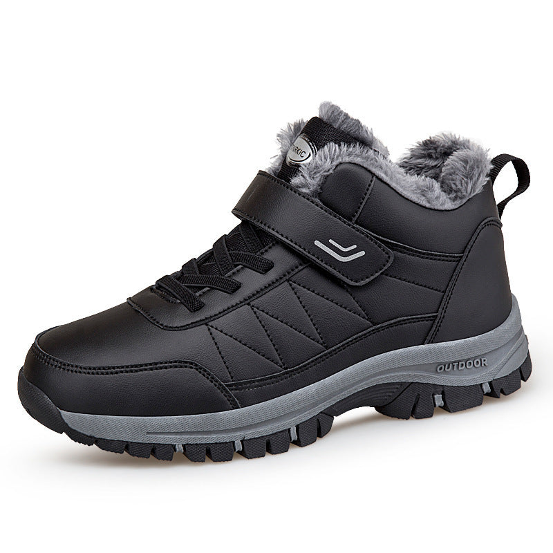 Warme High-Top-Reise-Wanderschuhe mit Fleecefutter für Herren