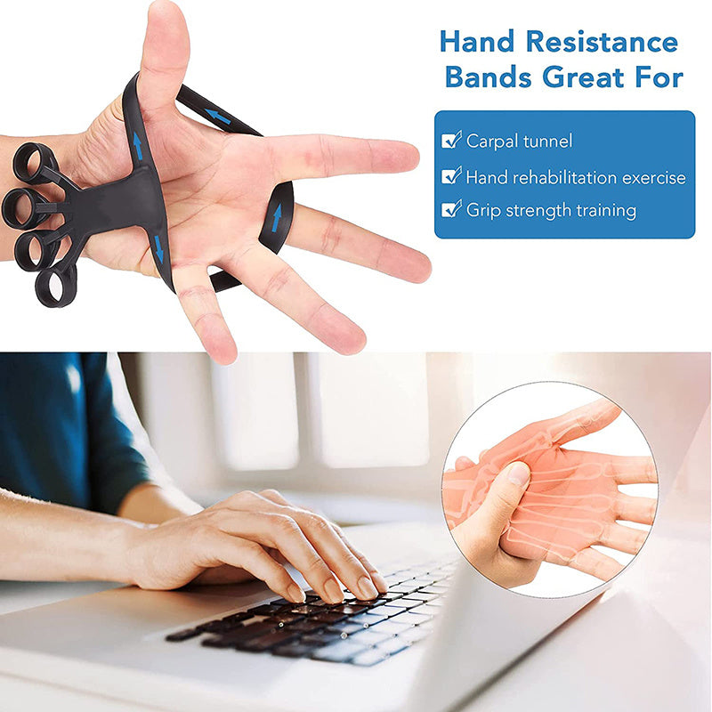 Silikon-Griffgerät, Fingerübungsstrecker, Arthritis-Handgrifftrainer, Stärkung des Rehabilitationstrainings zur Schmerzlinderung