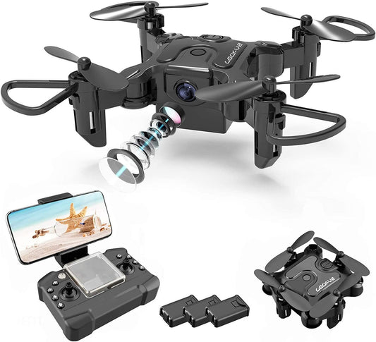 DE 4DRC V2 Mini Drohne Selfie WIFI FPV mit HD Kamera Faltbarer Arm RC Quadcopter