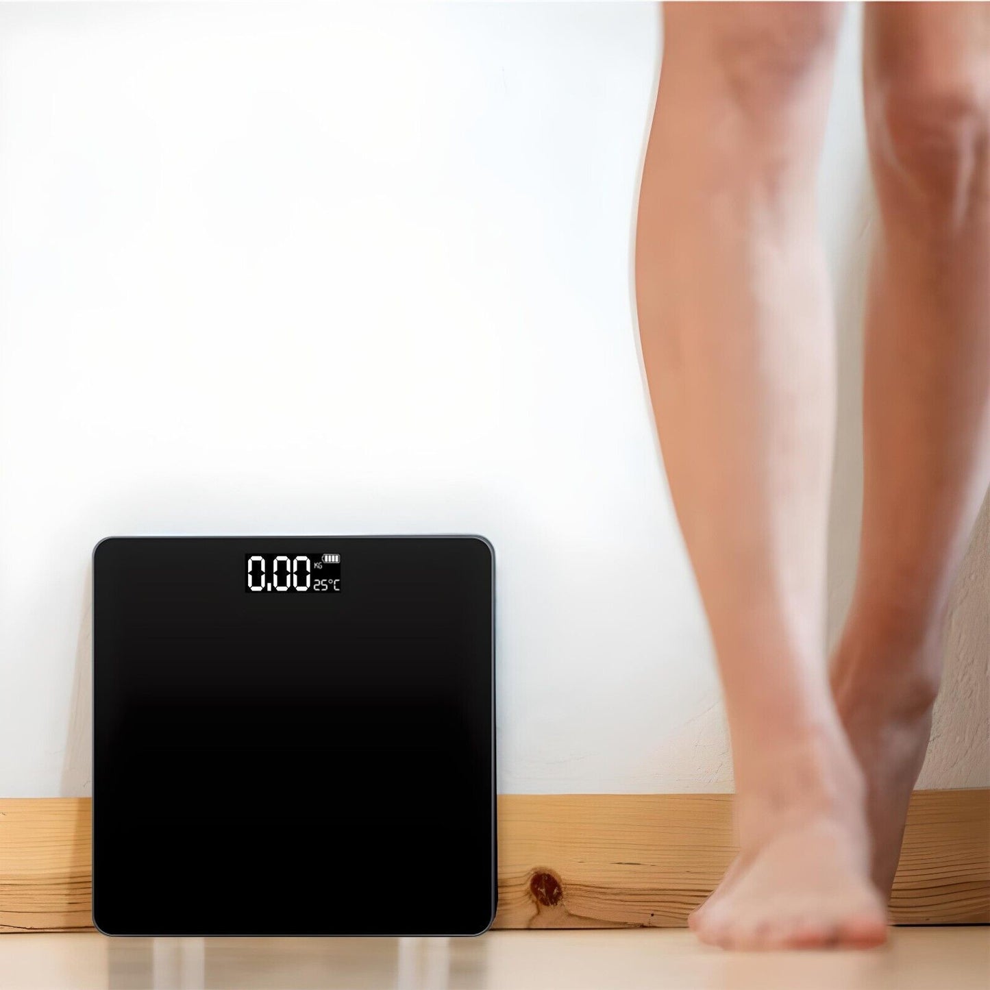 Digitale Personenwaage Step-On-Technologie, hohe Präzision, 180 kg Genauigkeit