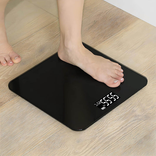 Digitale Personenwaage Step-On-Technologie, hohe Präzision, 180 kg Genauigkeit