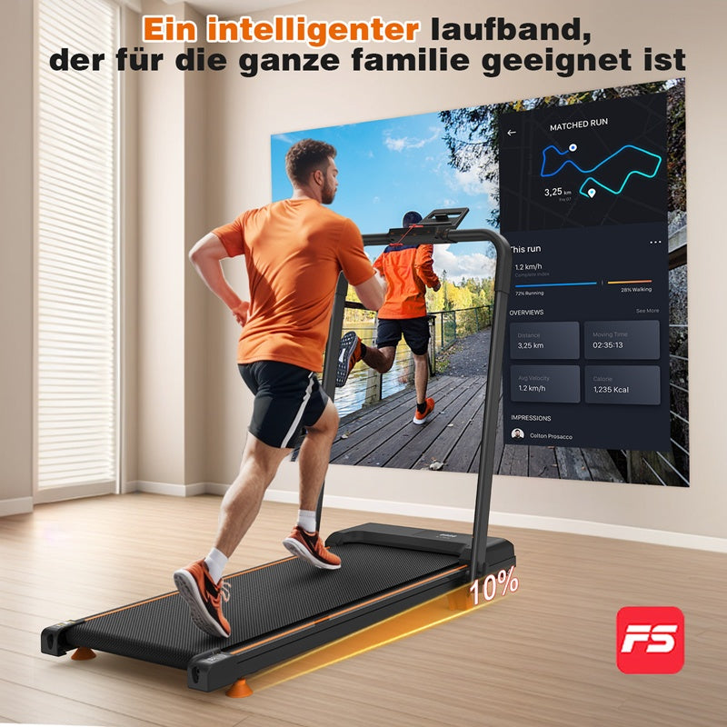 EU Home Office Schreibtisch-Laufbänder, Kompakte Desktop-Laufbänder Mit Neigbaren Tragbaren Laufbändern, 2-in-1-Laufbänder Zum Gehen, Laufen Und Joggen, Mit einer Gewichtskapazität von max. 120 KG