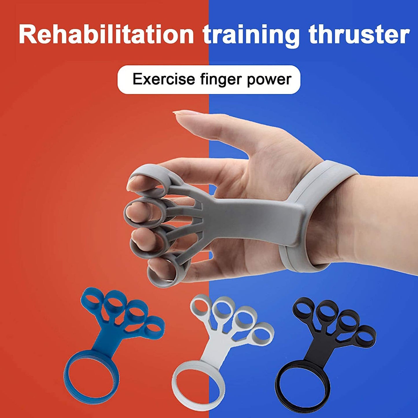 Silikon-Griffgerät, Fingerübungsstrecker, Arthritis-Handgrifftrainer, Stärkung des Rehabilitationstrainings zur Schmerzlinderung