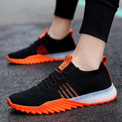 Atmungsaktive Sneakers aus gewebtem Mesh