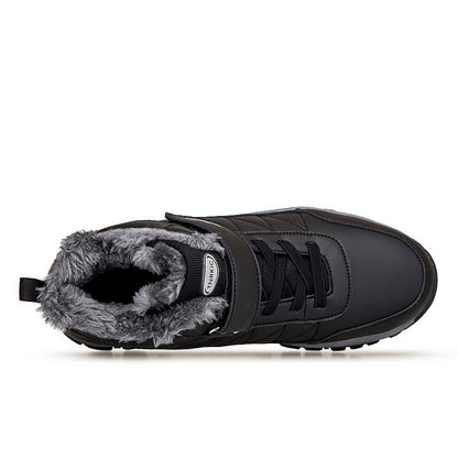 Warme High-Top-Reise-Wanderschuhe mit Fleecefutter für Herren
