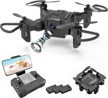 DE 4DRC V2 Mini Drohne Selfie WIFI FPV mit HD Kamera Faltbarer Arm RC Quadcopter