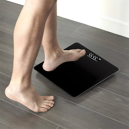 Digitale Personenwaage Step-On-Technologie, hohe Präzision, 180 kg Genauigkeit