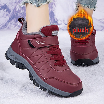 Warme High-Top-Reise-Wanderschuhe mit Fleecefutter für Herren
